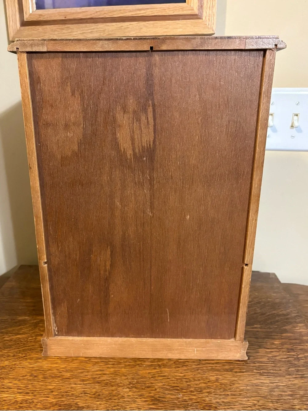 Wood Finish Jewelry Armoire with Glass Doors and Drawers - Brown - Picture 5 of 5
